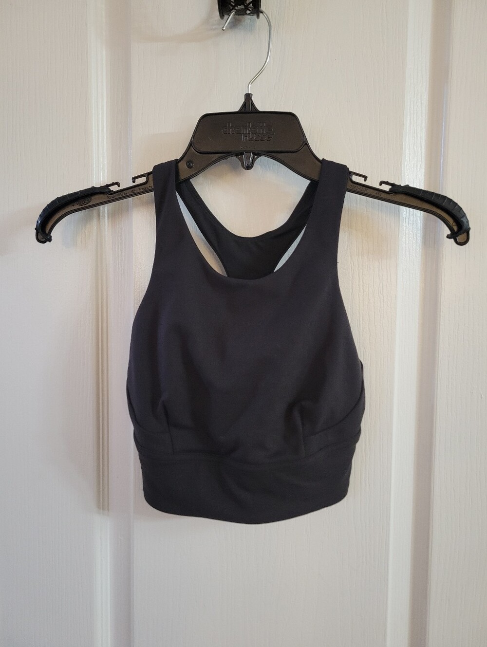 Lululemon Wunder Train Long-Line Bra Medium Support C/D Cups Black Size 4